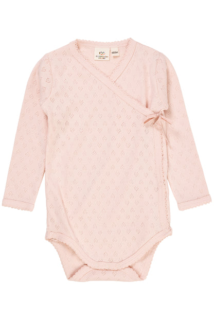 Copenhagen Colors Pointelle Heart Crossover Body LS