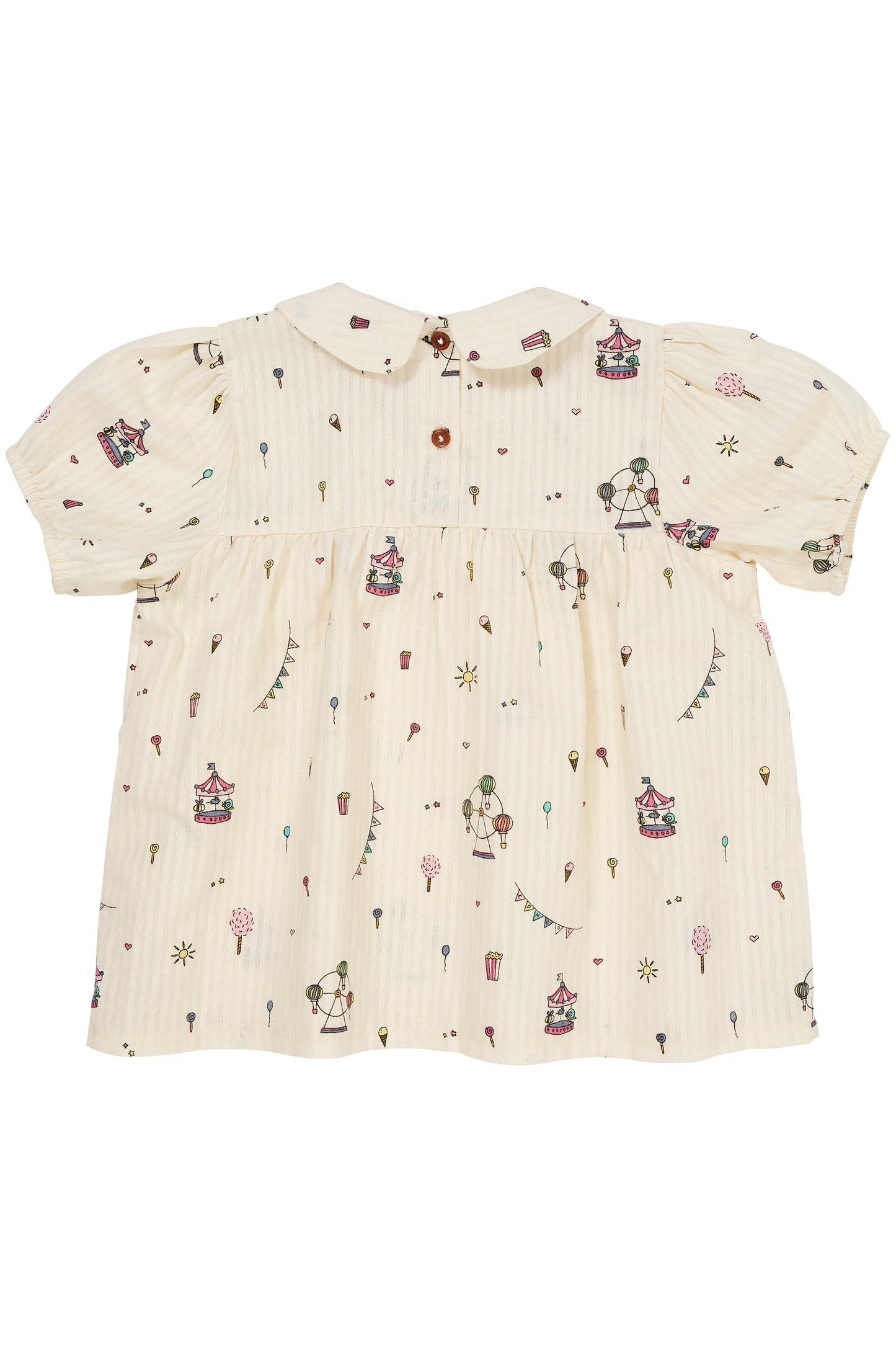 Copenhagen Colors Printed Blouse W. Collar Tivoli print