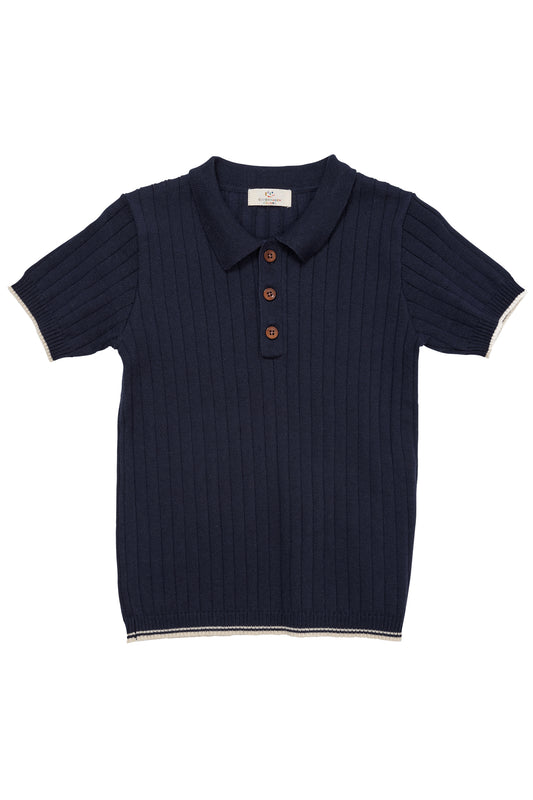 Copenhagen Colors Rib Knitted Polo