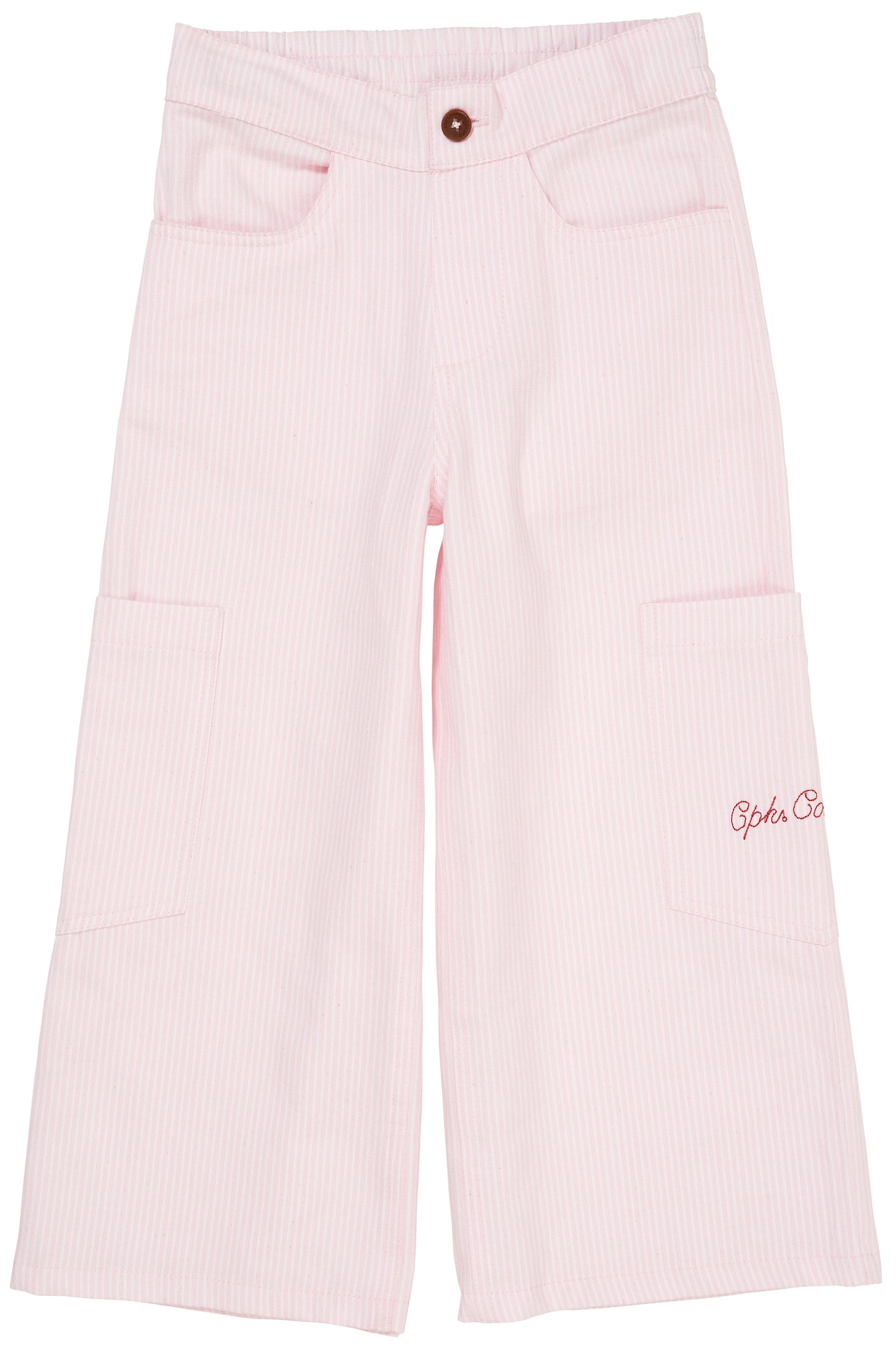 Copenhagen Colors Striped Wide Pants W. Pockets