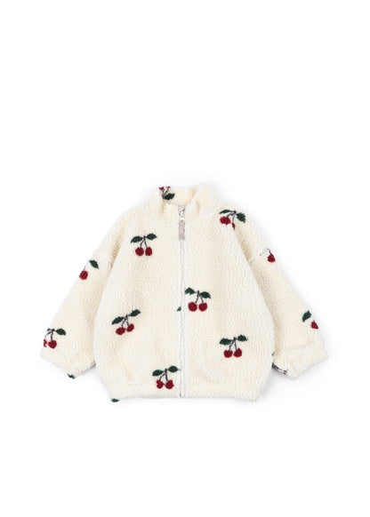 Konges Sløjd Jody Teddyjacke Kirsche