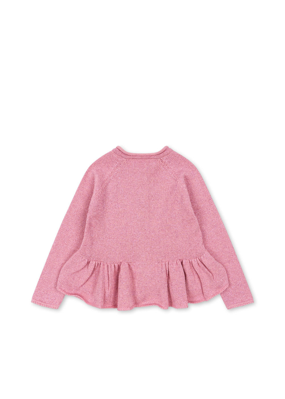 Konges Sløjd Cabby Frill Cardigan Powder Pink