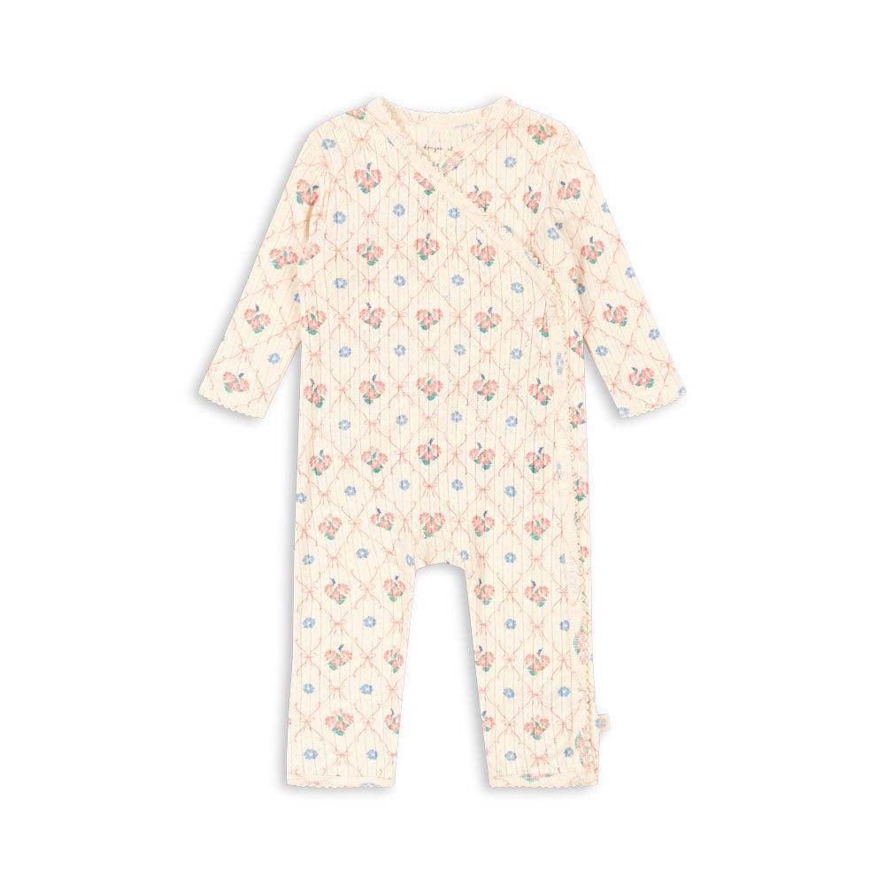 Konges Sløjd Minnie Newborn Onesie Fleur Decor