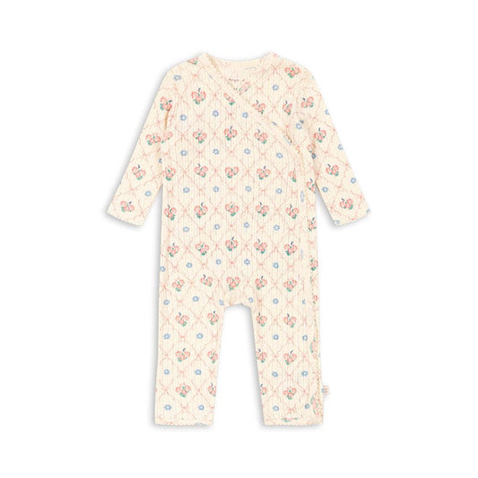 Konges Sløjd Minnie Newborn Onesie Fleur Decor