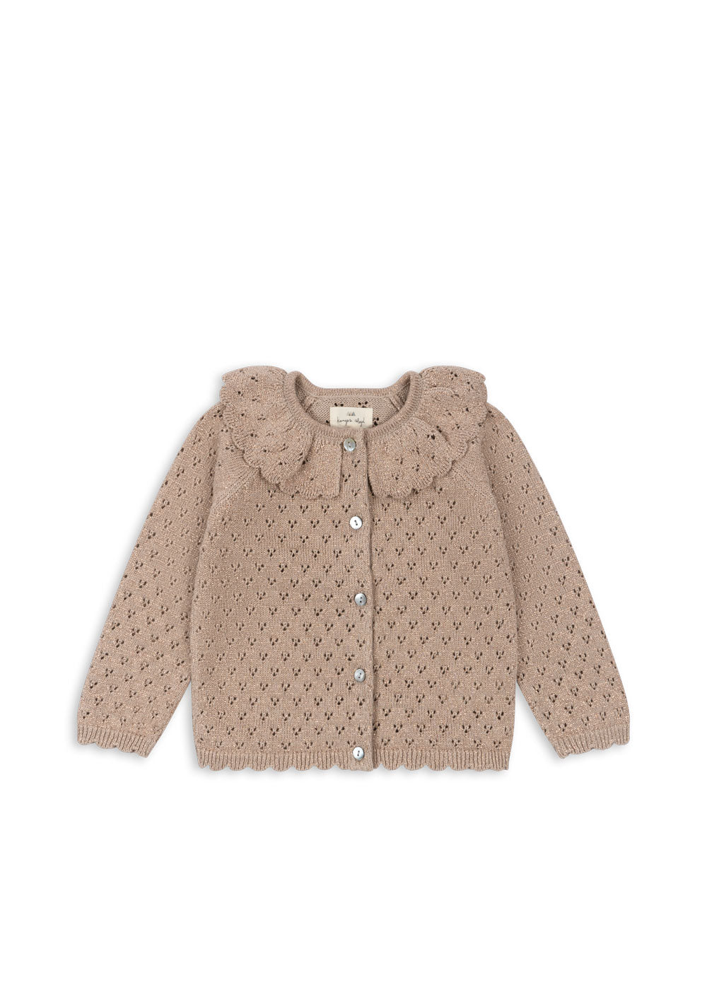 Konges Sløjd Holiday Strick-Cardigan Creme