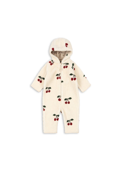 KONGES SLØJD - JODY TEDDY ONESIE - MA GRANDE CERISE