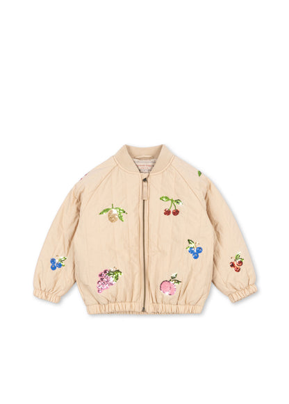 KONGES SLØJD - JUNO SEQUIN BOMBER JACKET - FRAPPÉ