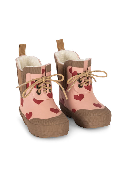 KONGES SLØJD - THERMO BOOTS PRINT - AMOUR PINK