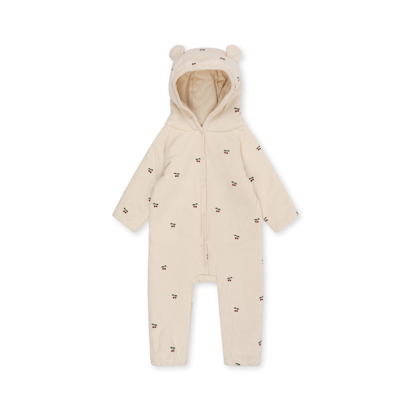 Konges Sløjd Cherry Newborn Onesie With Hood