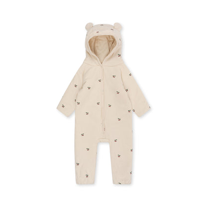 Konges Sløjd Cherry Newborn Onesie With Hood